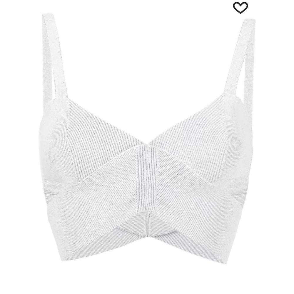 Brand New Dion Lee Cut-Out Knit Bralette Top Size Small